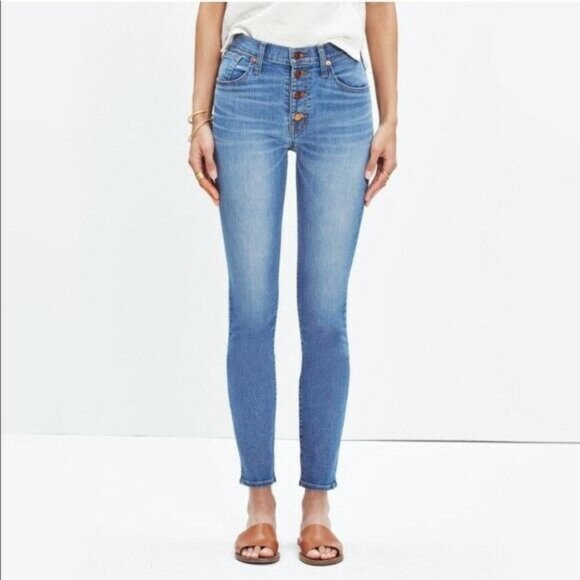 Madewell Denim - Madewell 9" High-Riser Skinny Skinny Crop Jeans 31